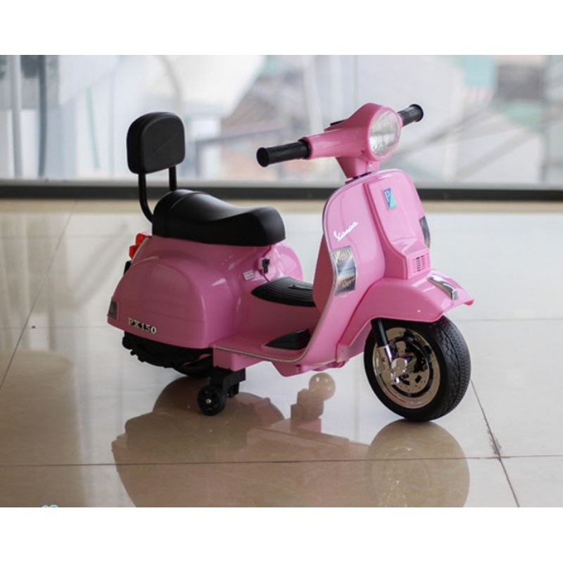 Xe môtô điện Vespa PX 150 mini cho bé (Hàng Bản Quyền- nguyên thùng)