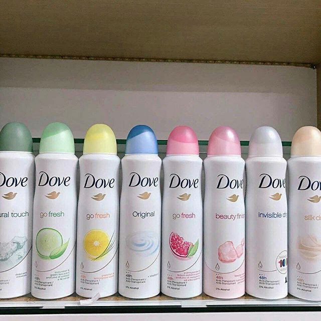 Xịt Khử Mùi Dove Go Fresh Nữ 150ml Hà Lan