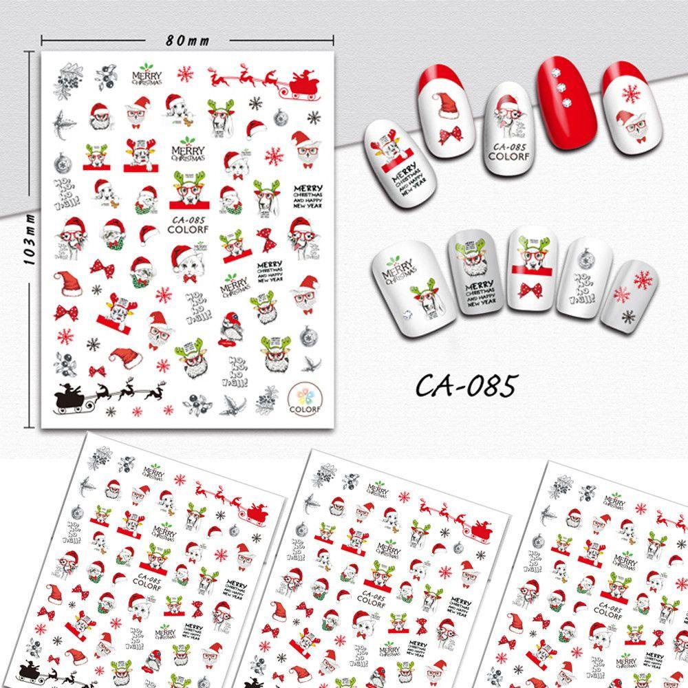 Miếng Dán Trang Trí Móng Tay Hình Bông Tuyết Dành Cho Trẻ Nhỏ