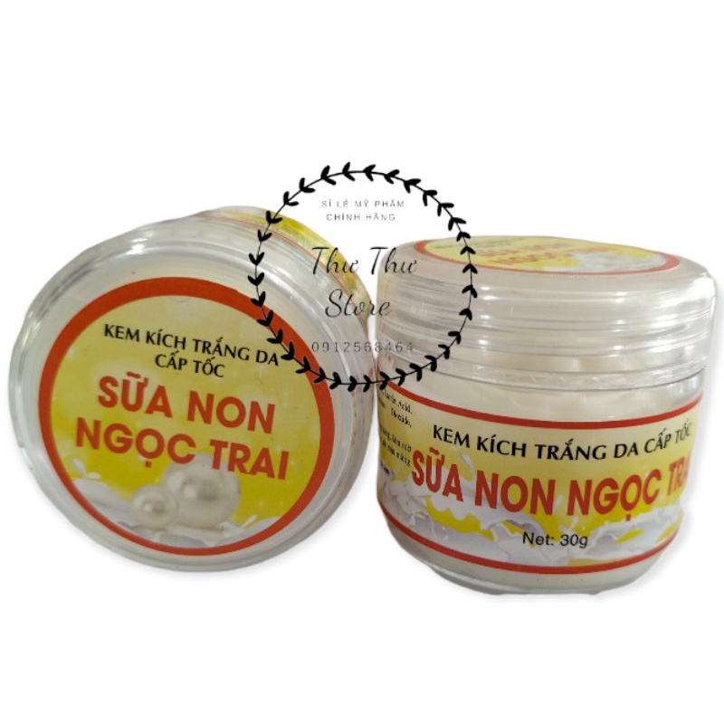 Kem Kích Tẩy Trắng Mạnh Sữa Non