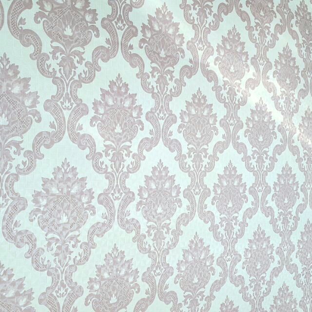 Giấy dán tường châu âu hoa văn hồng khổ 60cm