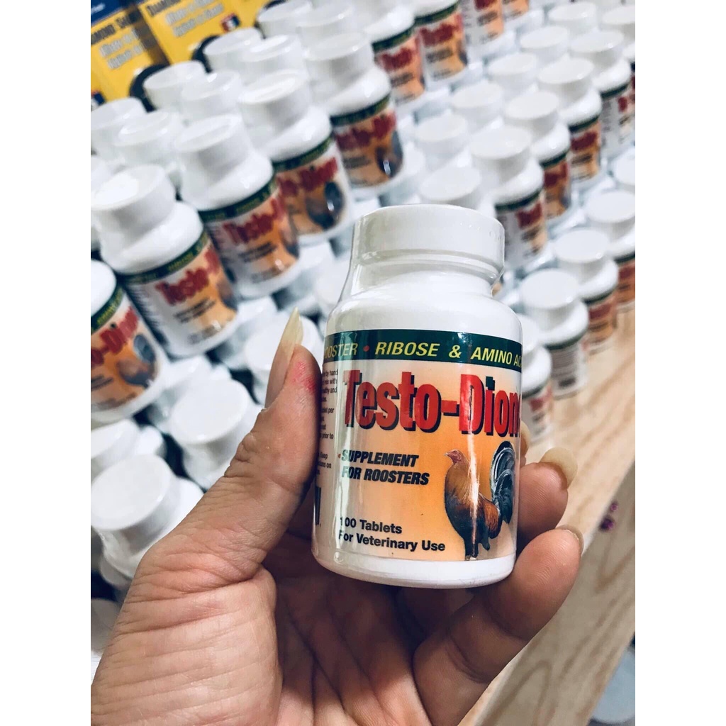 [Giá tốt] TESTO DIONE - NUÔI GÀ TƠ CỰC HIỆU QUẢ - HỦ 100 VIÊN - XUẤT XỨ USA Bổ sung vitamin và dinh dưỡng