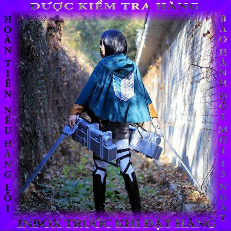 Áo choàng Attack on Titan (2 lớp - giặt ko bong hình)/ áo choàng hóa trang đội trinh sát AOT chimse