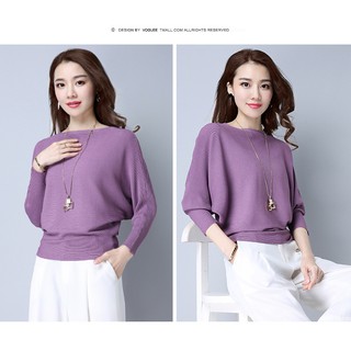 Áo len cánh dơi phong cách D778