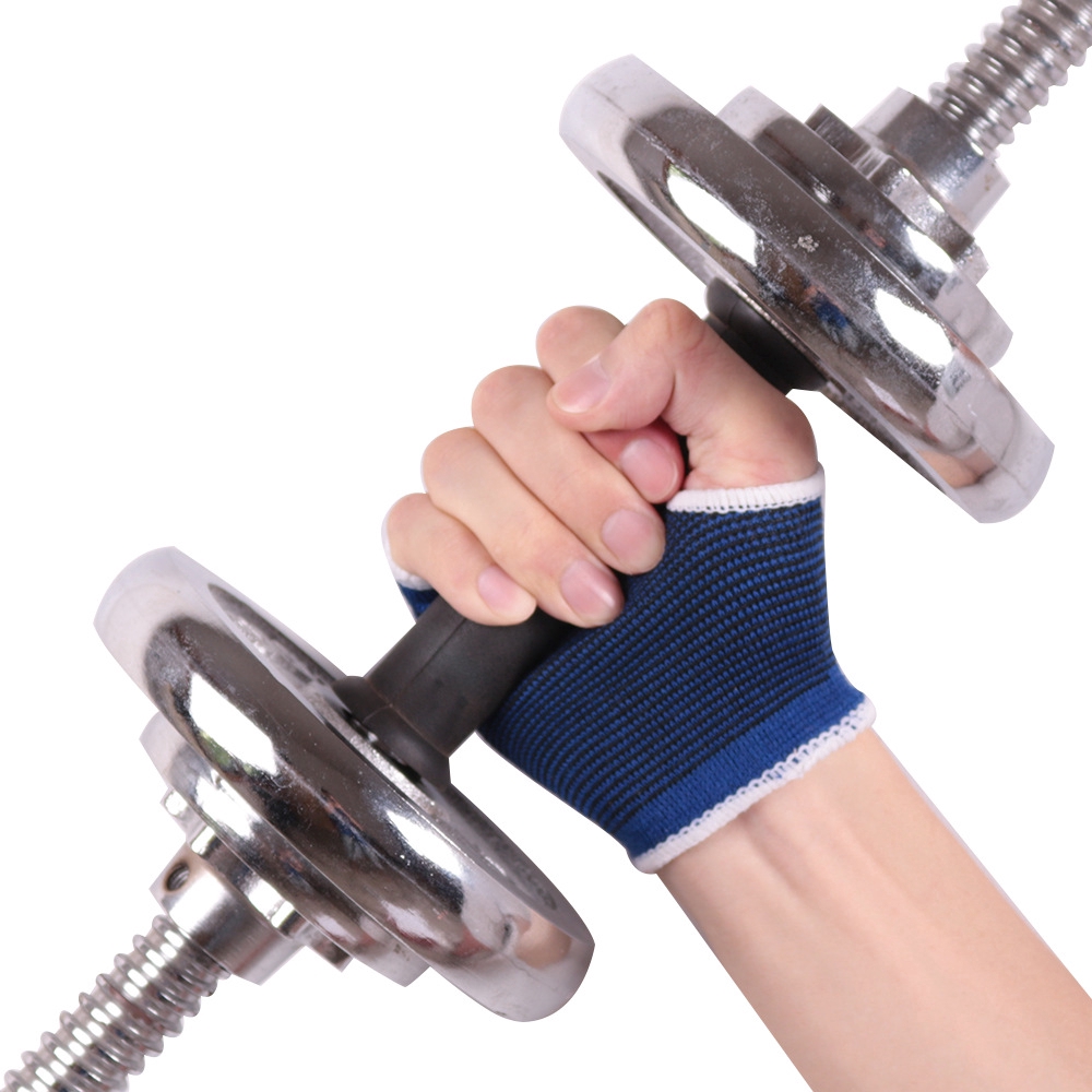 Đôi Găng Tay Thể Thao Dạng Hở Ngón Co Giãn Giảm Đau