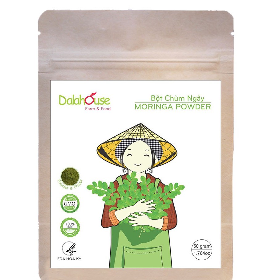 BỘT CHÙM NGÂY DALAHOUSE - Nâng cao hệ miễn dịch, bổ sung canxi cho trẻ em (150g túi)