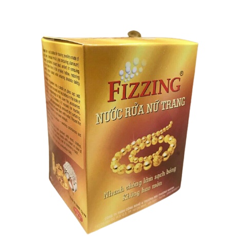 Nước Rửa Nữ Trang, Làm Sạch Và Làm Sáng Các Loại Trang Sức Vàng Bạc Fizzing 70ml
