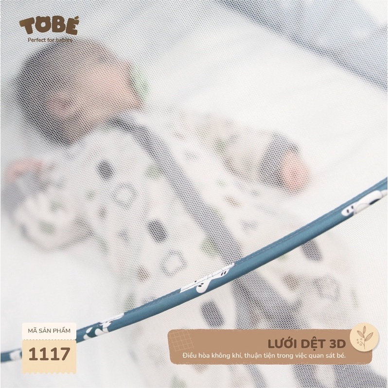 Màn chụp gấp gọn Tobé chống côn trùng cho bé sơ sinh an toàn tiện lợi TB1117