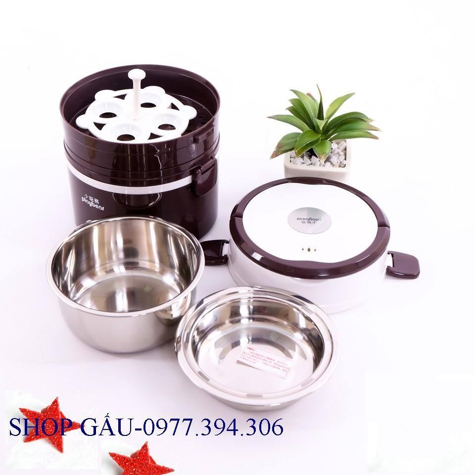 Hộp cơm điện Play Bear | BigBuy360 - bigbuy360.vn