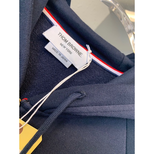 Áo khoác len TB THOM BROWNE SS21 Navy kẻ sọc hàn quốc chất liệu vải len dệt kim cao cấp unisex nam nữ form rộng oversize