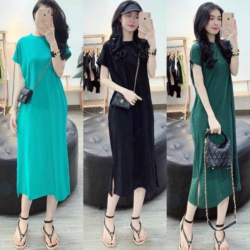 ĐẦM THUN SUÔNG TAY CON