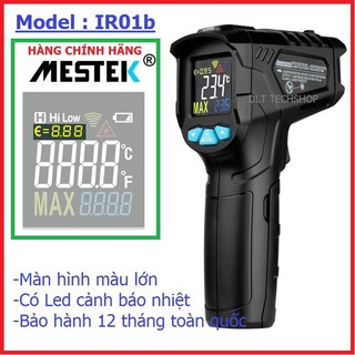 MESTEK IR01B MÁY ĐO NHIỆT ĐỘ HỒNG NGOẠI LASER TẶNG KÈM PIN (Hàng chính hãng)