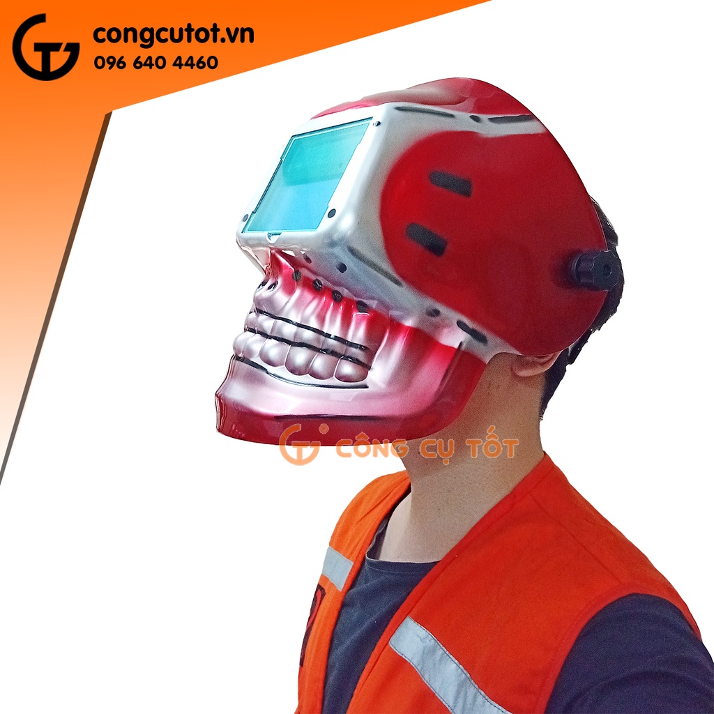 Mặt nạ hàn điện tử năng lượng mặt trời số tự động DIN4-13