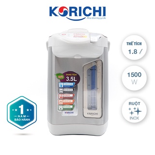 Bình thủy điện korichi krc5235 dung tích 3,5l bảo hành 12 tháng