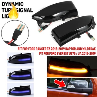 Bộ đèn led nhấp nháy gắn kính chiếu hậu cho ford ranger t6 2012-2019 raptor & wildtrak everest