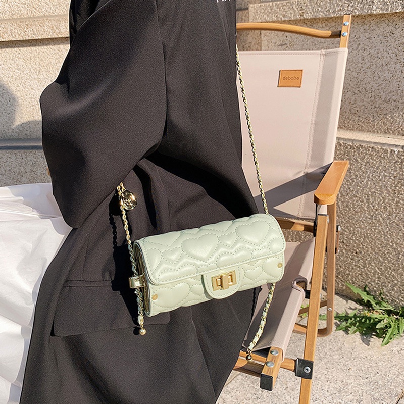 Túi Xách Đeo Chéo Hình Trụ Phong Cách Hàn Quốc Cho Nữ