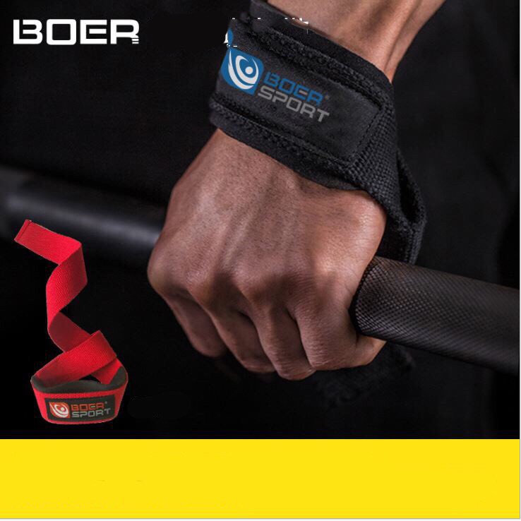 Dây quấn cổ tay nâng tạ, hỗ trợ bảo vệ cổ tay khi tập gym Boer PS21