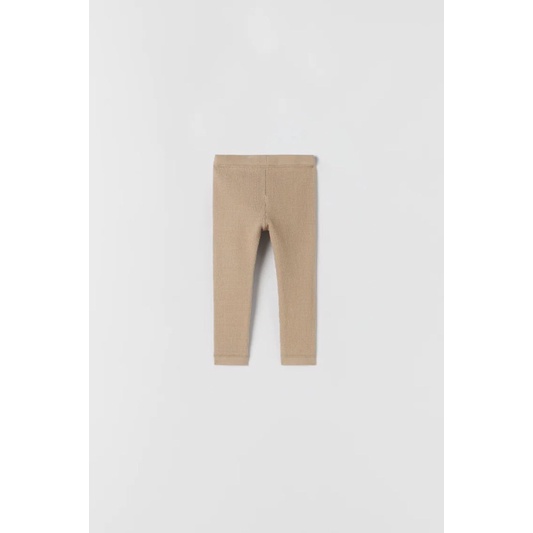 Quần Legging Len Bé Trai &amp; Bé Gái Nâu Sữa ZR