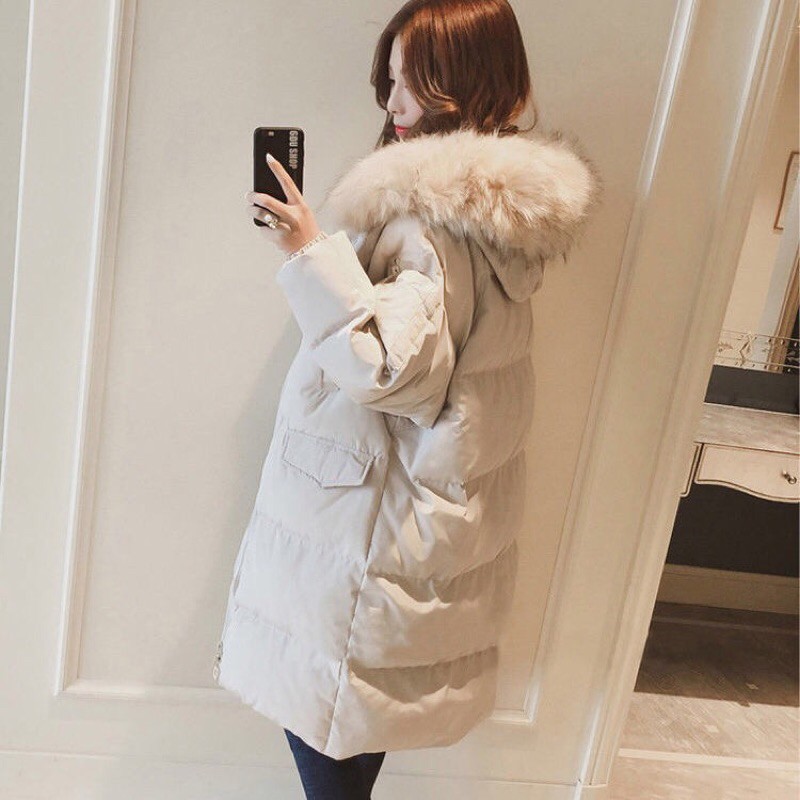 Áo phao dáng dài cao cấp