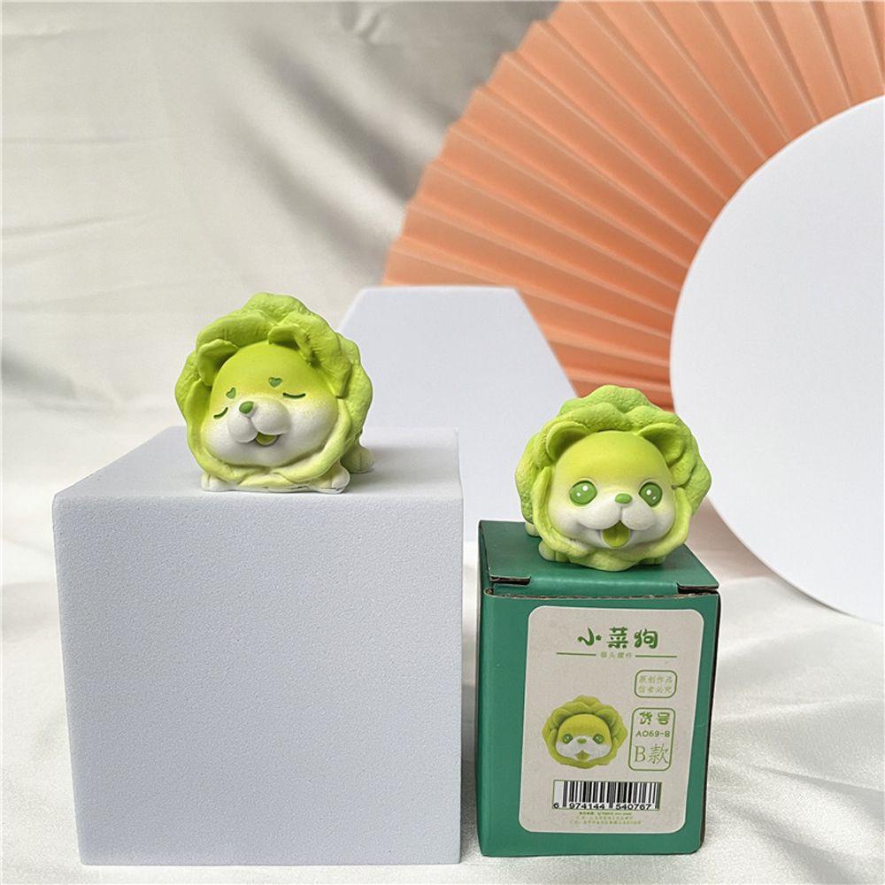 REBUY1 Mô Hình Chú Chó Shiba Lắc Đầu Bằng Nhựa Resin Trang Trí Năm Mới