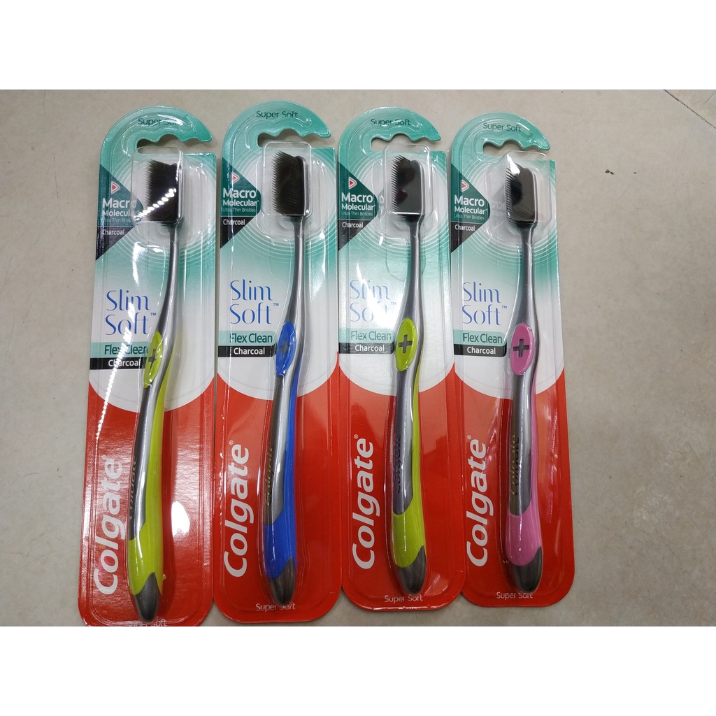 Bàn Chải Đánh Răng Colgate Slimsoft Flex Clean Charcoal