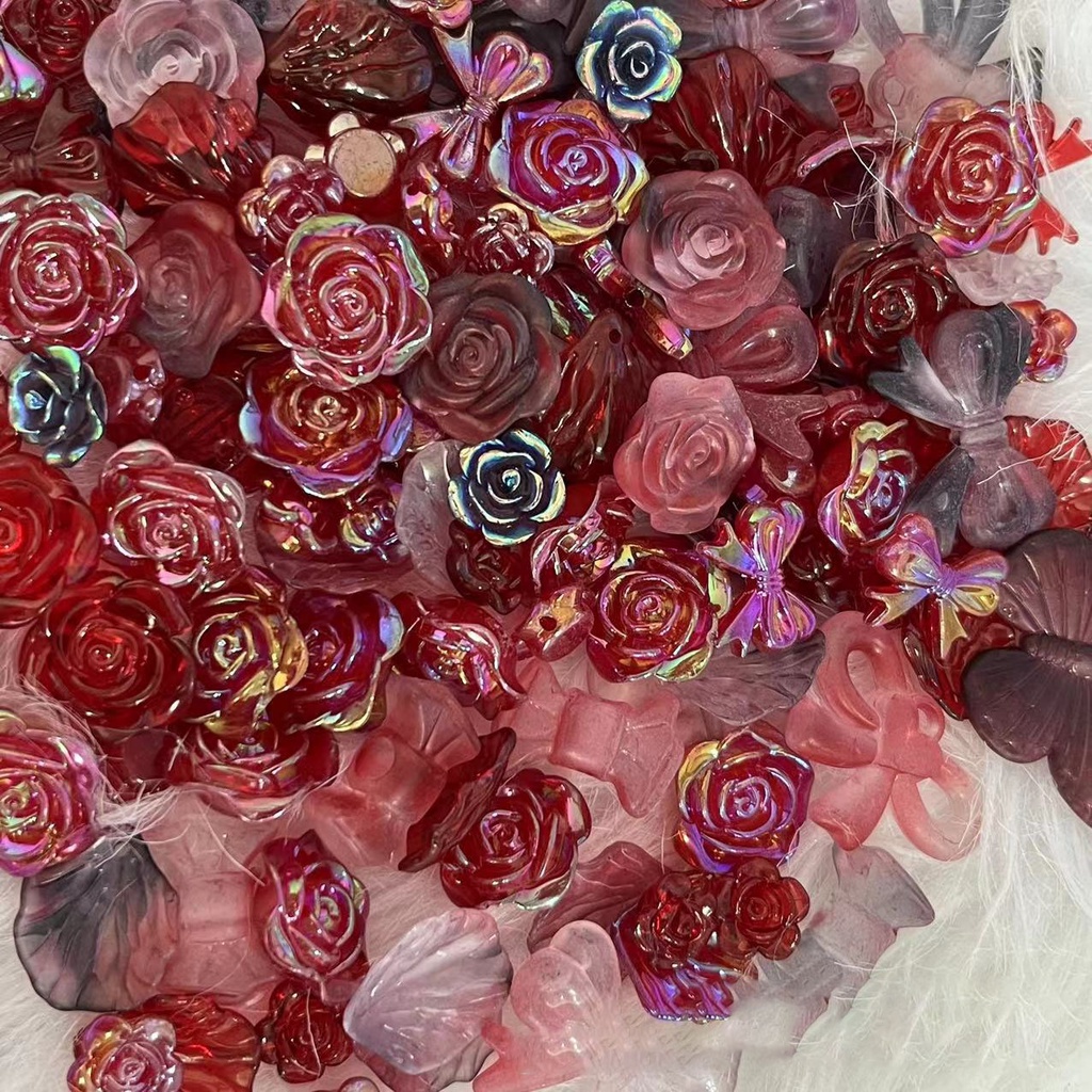 Ốp Điện Thoại Bằng Nhựa ABS Đính Hạt Ngọc Trai / Bướm / Hoa / Người Ngoài Hành Tinh / Giày / Nơ