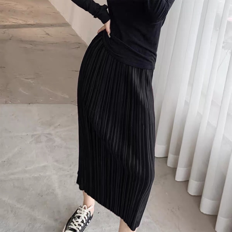 Chân váy xếp ly dài dáng A phong cách cổ điển 2021 | BigBuy360 - bigbuy360.vn