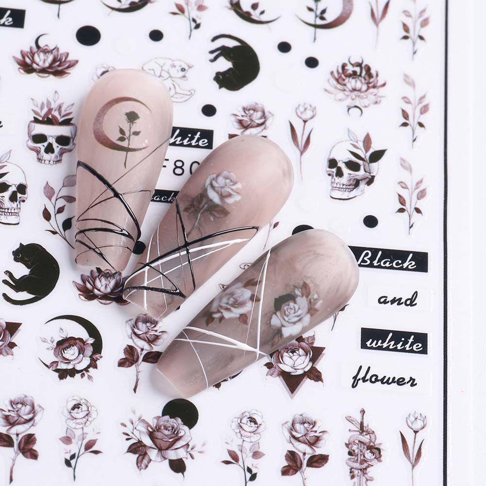 Miếng Dán Trang Trí Móng Tay 3D DIY Hình Nhân Vật Hoạt Hình Xinh Xắn