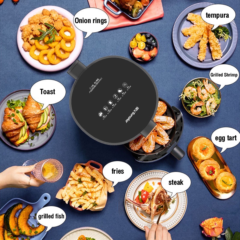 JOYOUNG Nồi chiên không dầu tự động cỡ lớn tiện dụng cho gia đình