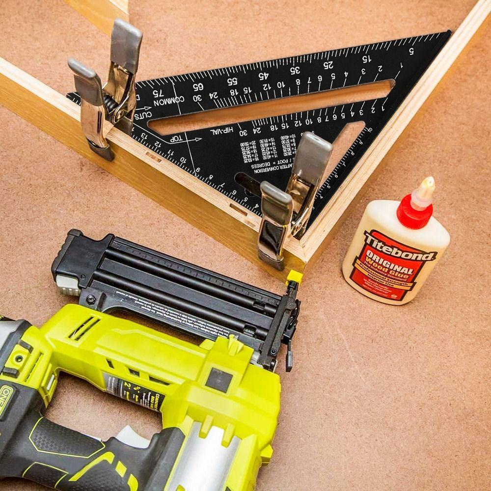 Thước Đo Góc Tam Giác Bằng Hợp Kim Nhôm Chất Lượng Cao