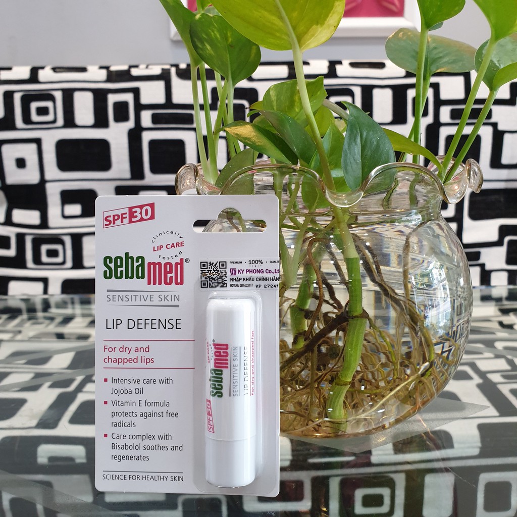 Son dưỡng bảo về chống khô nứt môi Sebamed pH5.5 Sensitive Skin Lip Defense 4.8g