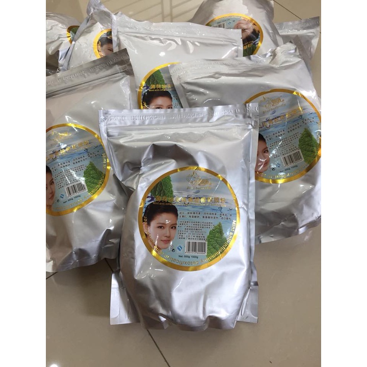 Mặt Nạ Bạc Hà Collagen Cao Cấp Dùng Cho Da Mụn - Gói 1Kg