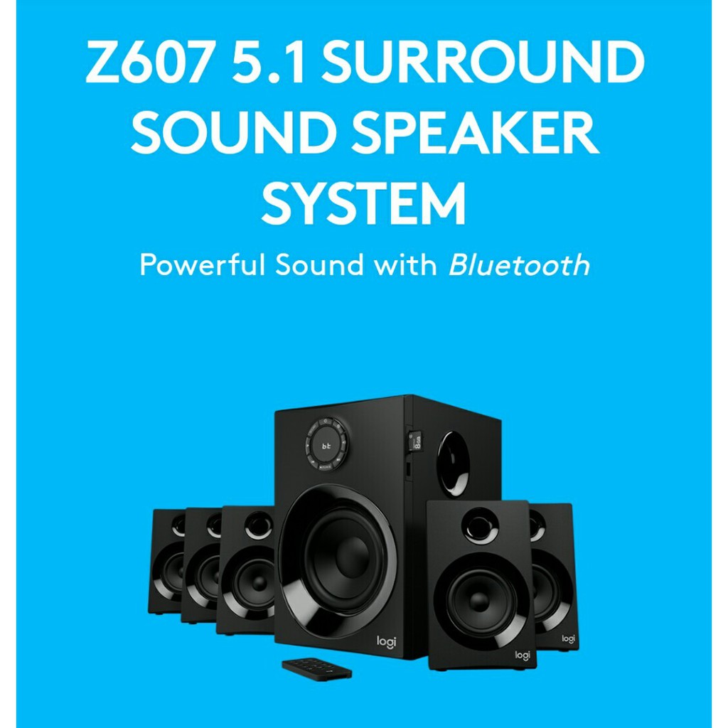 Loa vi tính Logitech Z607 5.1 Bluetooth 160 W Surround Speaker - Bảo hành 12 tháng