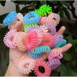 [ size nhỏ] 1 Cột tóc lò xo🌟🌟 3cm đủ màu