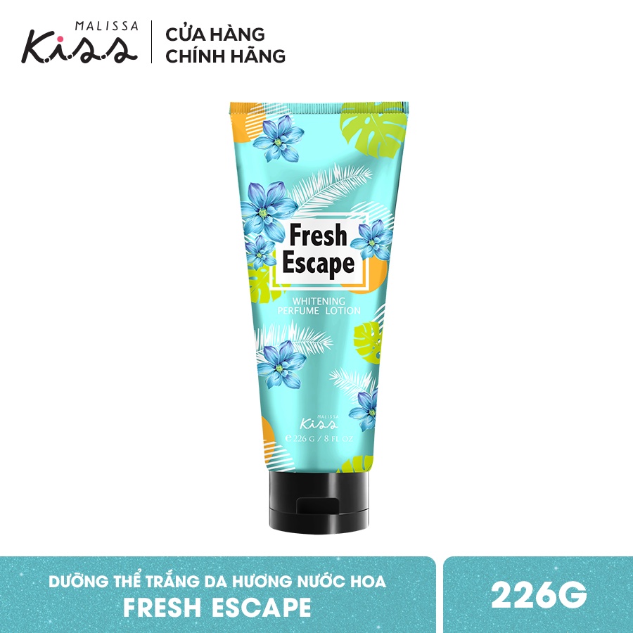 Malissa Kiss Sữa Dưỡng Thể Trắng Da Whitening Perfume Body Lotion Sunshine Collection 226g