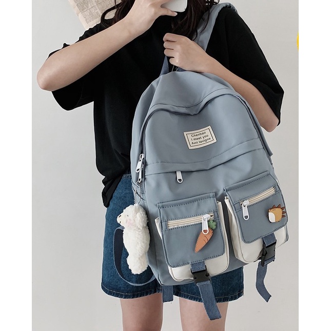 Balo đi học Hàn Quốc ❤️KHÔNG THẤM NƯỚC ❤️ Balo ULZANG Hàn Quốc TN123 DELI STORE