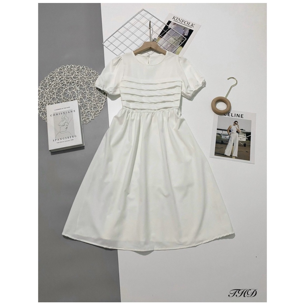 Váy Đầm Mùa Hè Thời Trang Thiết Kế Cao Cấp Chất Đủi Xốp Dày Dặn Mềm Mát 2 Lớp A007 Lin Store66