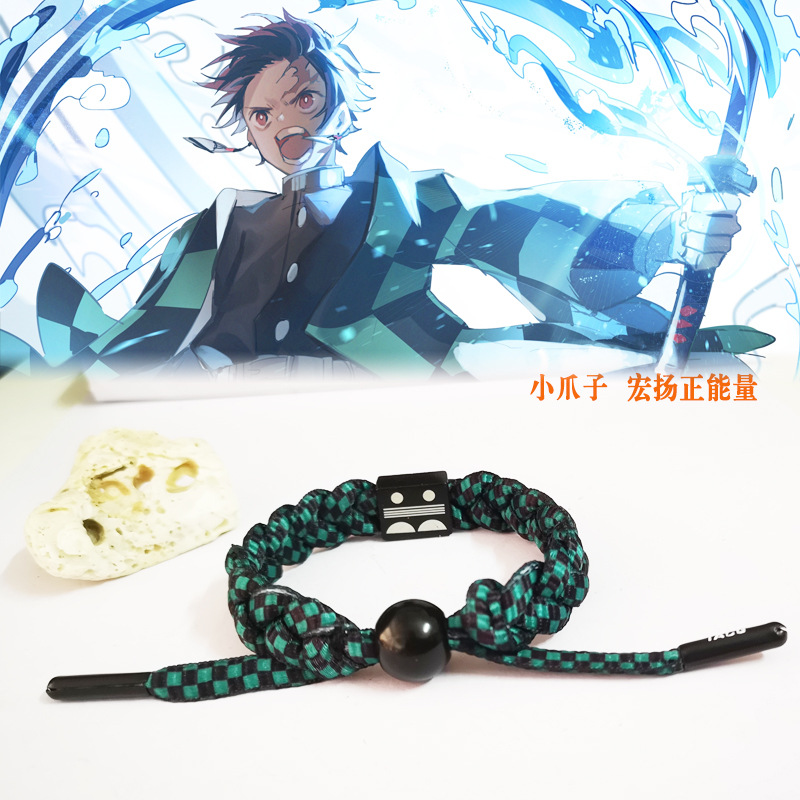 Vòng Tay Dạng Bện Họa Tiết DEMON SLAYER Tanjirou Nezuko Zenitsu Inosuke Giyuu TY3 YT3