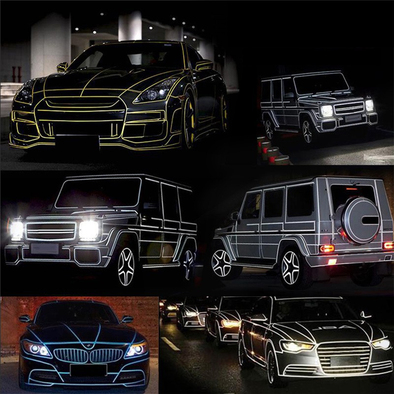 Băng keo dạ quang trang trí xe kích thước 5mx1cm