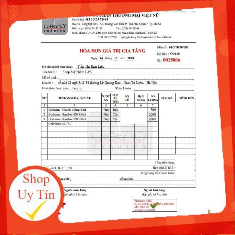 Nước Tẩy Trang Bioderma Pháp 100ml - Tẩy Sạch, Dịu Mát, Mềm Mịn Làn da