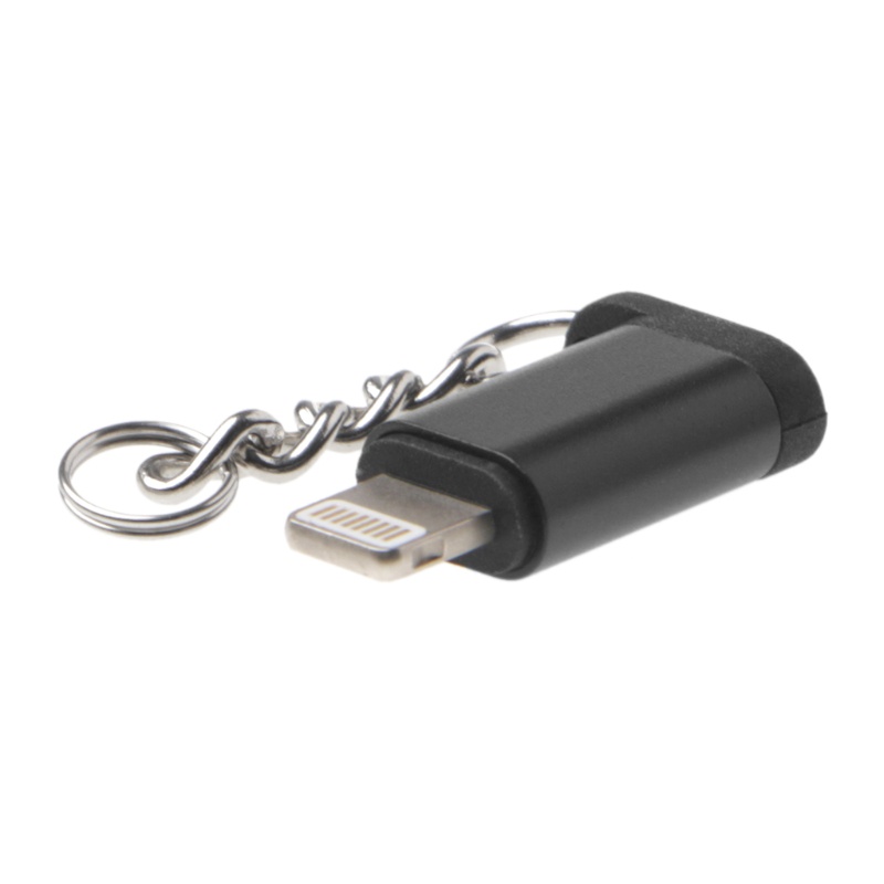 Đầu Chuyển Đổi Micro USB Cái Sang Lightning Đực Có Móc Khóa Điện Thoại