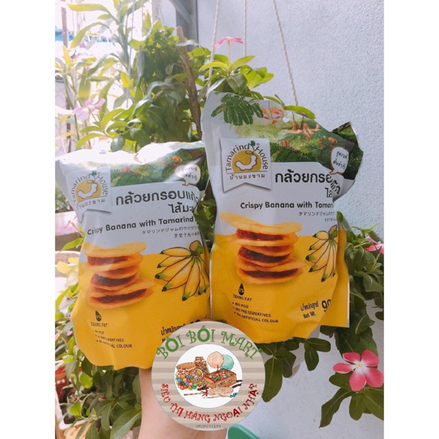 🍌🍌🍌Chuối kẹp me và chuối kẹp me cay 90gr