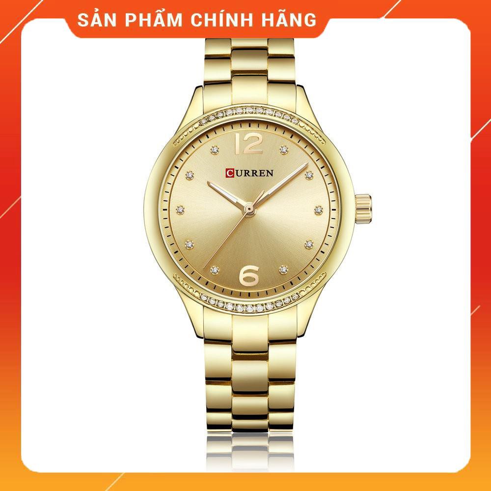 [NỮ TÍNH] Đồng Hồ Nữ Curren Chính Hãng Dây Thép Không Gỉ 9003 Size 36mm Nhẹ Nhàng Xin Xắn