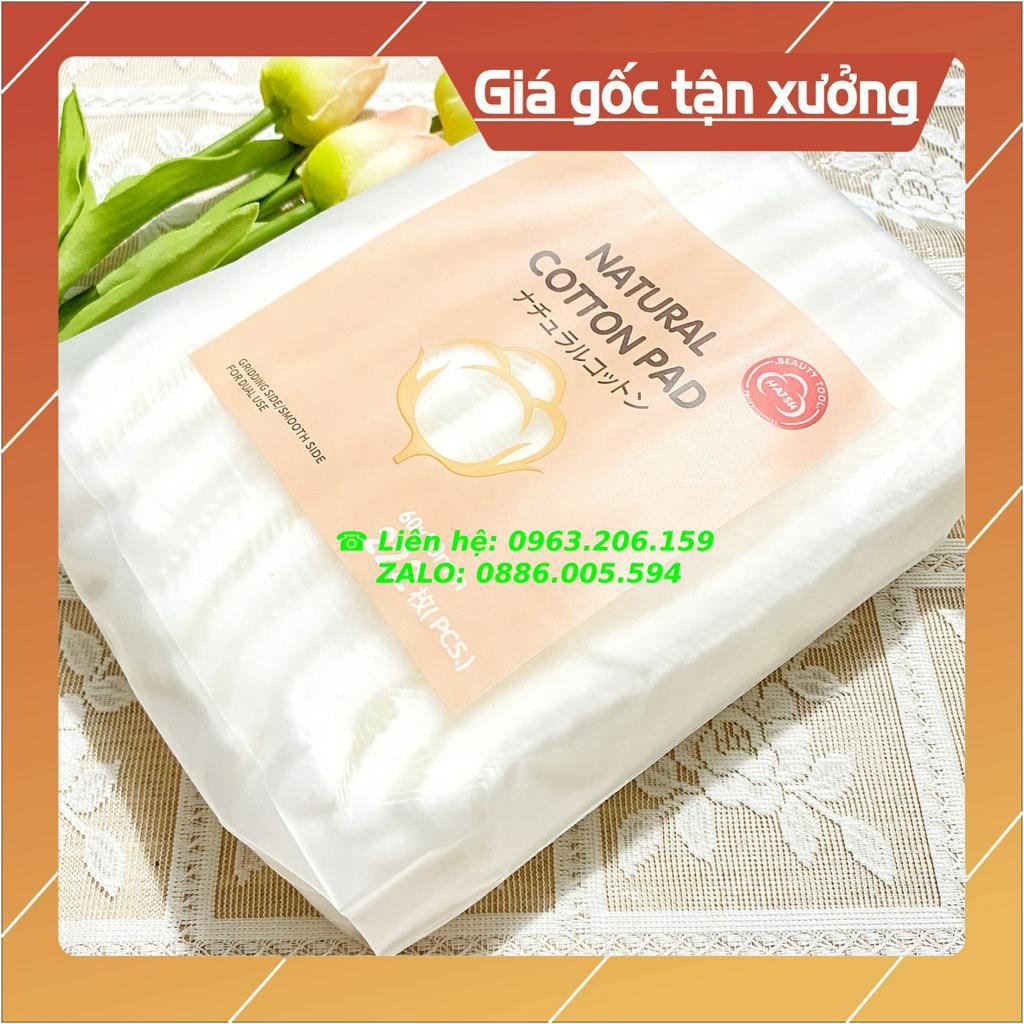 1 Bịch 222 miếng 3 lớp bông tẩy trang NATURAL COTTON PADS
