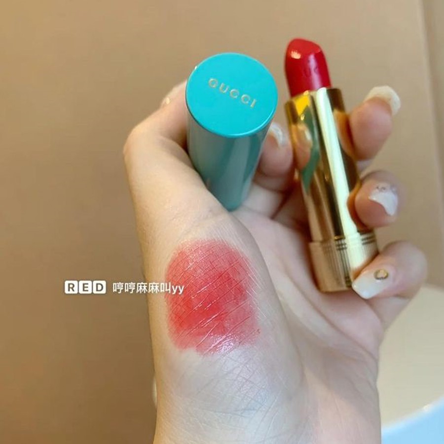 SON DƯỠNG CÓ MÀU GUCCI ROUGE BAUME À LÈVRES LIP BALM NO.03 RENÉ PINK CHÍNH HÃNG - 7989