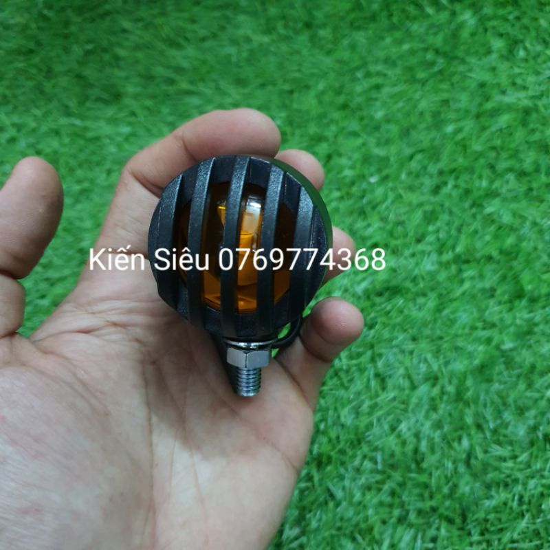ĐÈN XI NHAN CLASSIC - Đèn xi nhan độ classic dạng hột vịt lưới , phù hợp caferacer, tracker