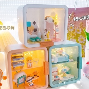 HỘP ĐỂ ĐỒ LƯU NIỆM, ĐỂ ĐỒ BÀY , NHỰA CỨNG, TRANG TRÍ BÀN HỌC