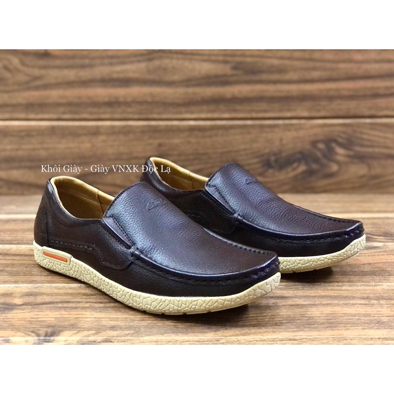 [NHẬP SB0505 HOÀN 20K ĐƠN 0Đ] Giày lười da bò nam Clarks - Bigsize