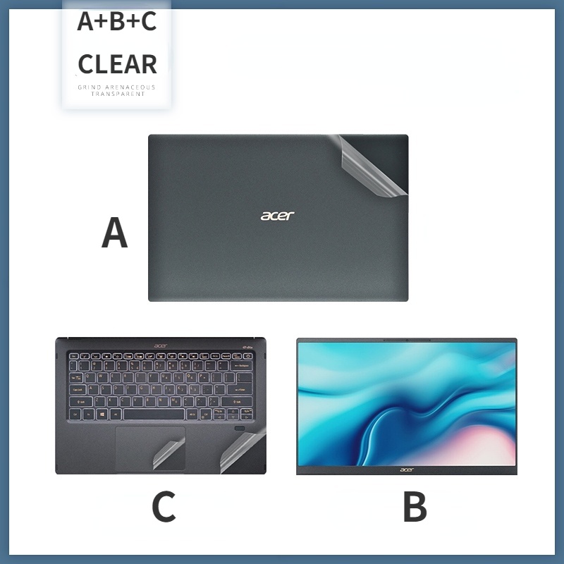Sticker Dán Laptop Trong Suốt 14 '' 15.6 '' 13 '' Inch Cho ACER Swift Nitro 5 aspire S3 Swift3 SF314-51 a314-31 a314-32 A515-51G a315-53 a315-21A315-15 - 35-15 - 1315