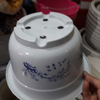 10 chậu nhựa tròn 24cm